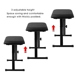 MZBDYYF Piano Tabouret de Coussin de siège rembourré Noir – Hauteur réglable 44-50,5 cm Banc de Clavier Parfait pour Les Musiciens et Les interprètes - Les Beatles, Paul McCartney, John Lennon, RIngo Starr, George Harrison MZBDYYF Piano Tabouret de Coussin de siège rembourré Noir - Hauteur réglable 44-50,5 cm Banc de Clavier Parfait pour Les Musiciens et Les interprètes – Image 4
