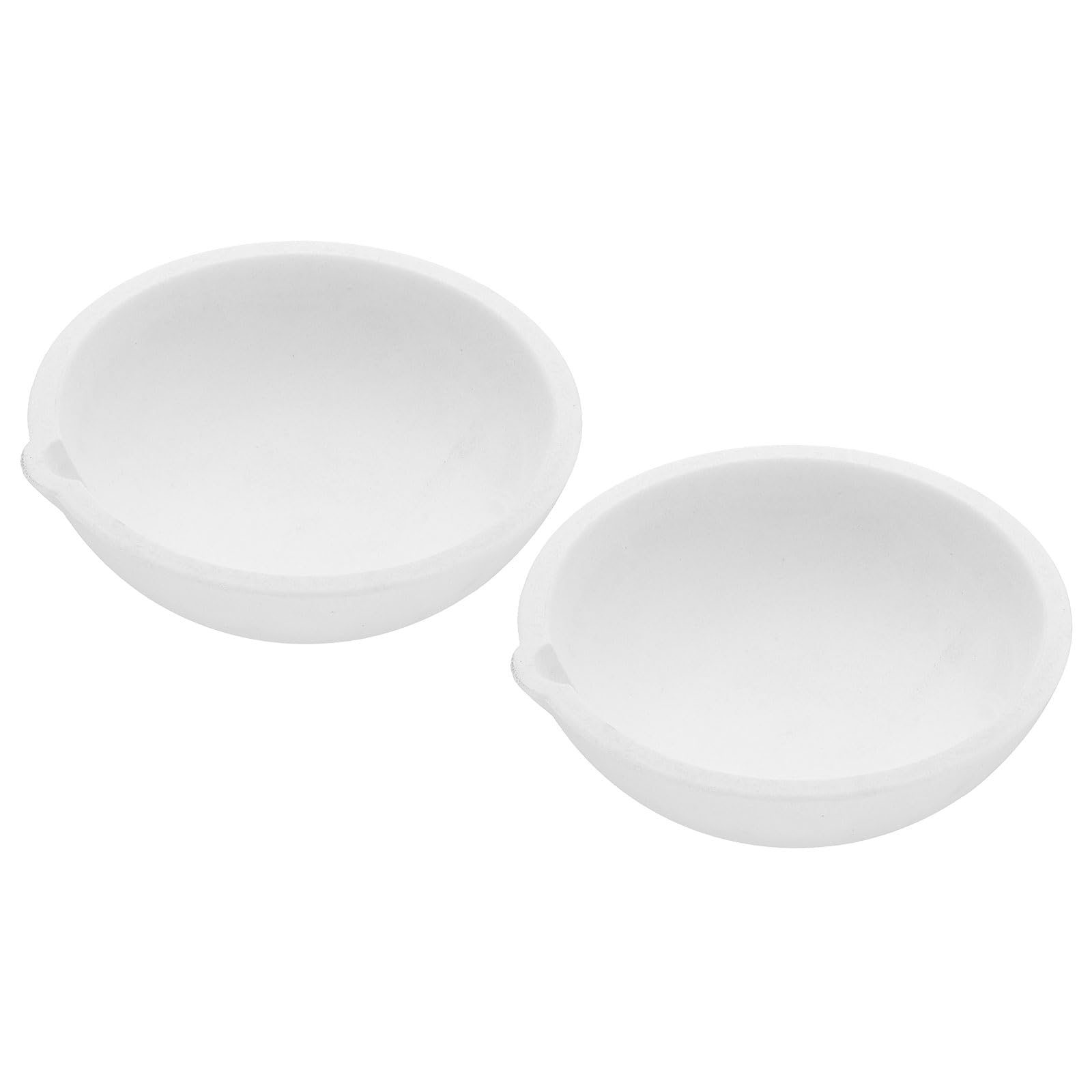 PATIKIL 2 Pezzi Piccoli Crogioli In Ceramica Per Fusione 2500g Crogioli