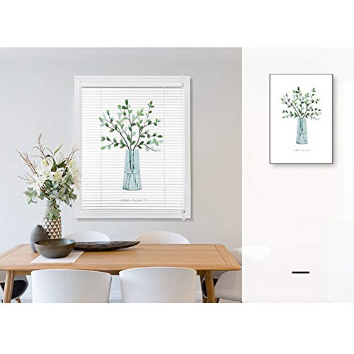 Pengfei Venetian Blinds Shutters Horizontal Roman Shades Indoor Sunshade Curtain Breathable Waterproof, Aluminum, 2 Colors, Size Customization (Color : B, Size : 80X130Cm) #TOP1
