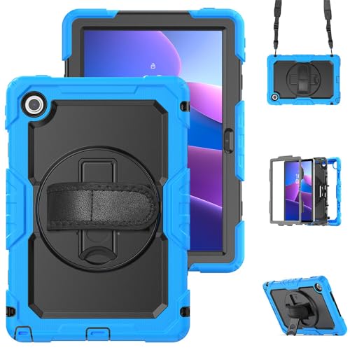 Housse Lenovo Tab 10.1 TB311XU 2025 coque silicone rigide bleu clair