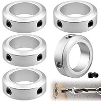 Mbsomnus 5 Stück Stellringe 12mm Klemmring ID 12mm AD 20mm Breite 8mm Stellringe Welle für Rad Axle Getriebe CNC-Maschinen