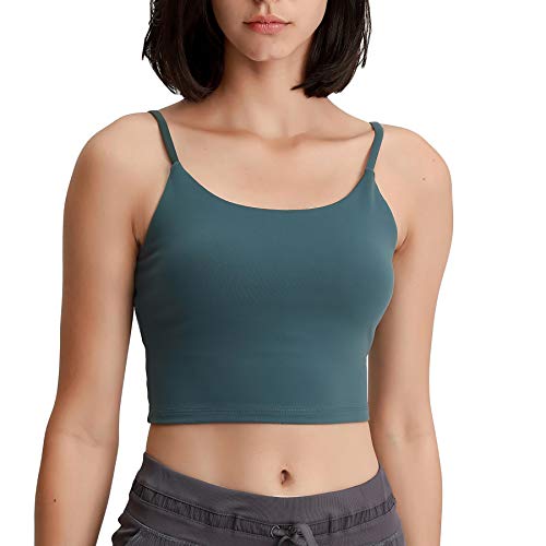 Image of Lemedy Women Padded Sports Bra Fitness Workout Running Shirts Yoga Tank Top