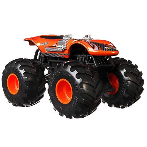 Hot Wheels- Monster Trucks Twin Mill, coche de juguete +3 años (Mattel GJG70)