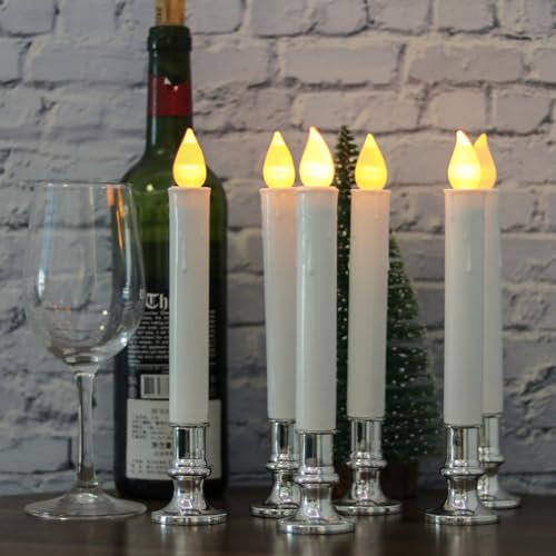 Dromance CDGL-S-8 9 Inch Flameless Window Taper Candles Battery Operated thumb #6