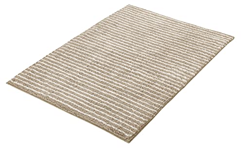 Kleine Wolke Badteppich Amalia, Farbe: Taupe, Material: 100% Baumwolle, Größe: 60x 90 cm – Bild 3