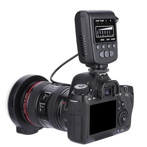 Kamera Blitzlicht, Tragbarer Universal Makro Blitz Ring, Videokamera Blitz Ring Fill Light Kit Fotografie Zubehör für Fotoliebhaber