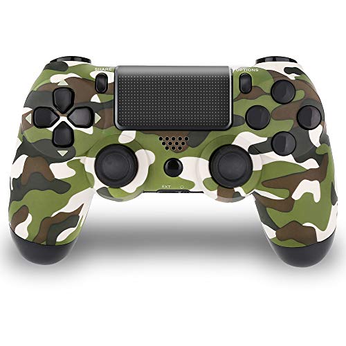 Wireless Controller for PS4 - JUEGO Remote for Playstation 4 Control (Green Camouflage)
