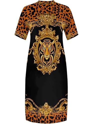 Image of PinkPatty Women's Oversize V Neck Short Sleeve Maxi Dress with Pockets