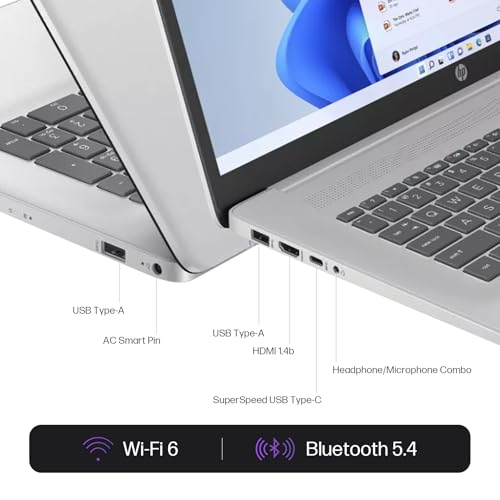 Image of HP 17 inch Touchscreen Laptop Computer 2026, 16GB RAM, 1TB SSD, AMD Ryzen 5 7430U(Max 4.3GHz), Windows 11 Pro, Copilot AI, 17.3 inch HD+ Touch Display, Wi-Fi 6, Bluetooth 5.4, HD Cam, Accessories