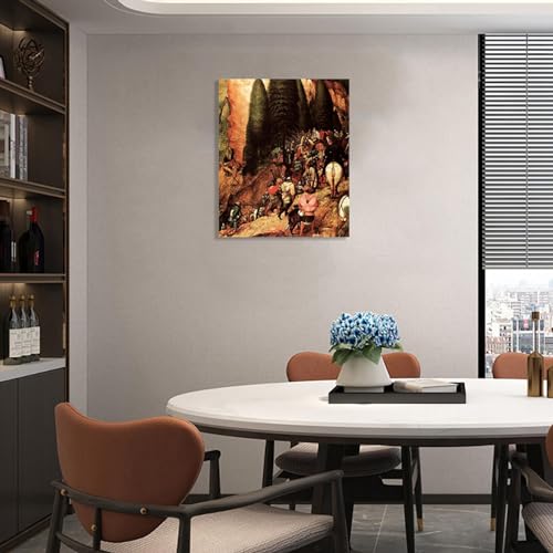 La conversion de Saül détail impression sur toile décoration murale classique 80x105cm