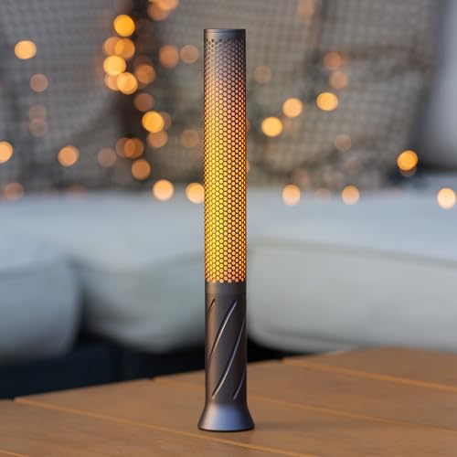 phonar Cordless Rechargeable Table Lamp, Modern Flameless Candle Light for Bedroom, Restaurant & Cozy Spaces, Warm Dimmable LED Ambient Lighting