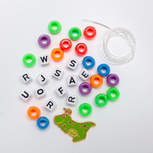 Fun Express Dinosaur Vbs Pony Bead Bracelet Craft Kit, Makes 12 #TOP1