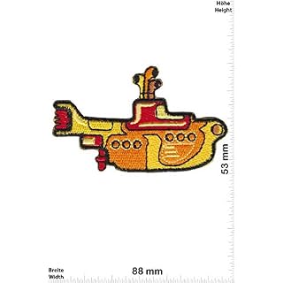 Beatles The – Yellow Submarine Écusson Patch en fer brodé sur accessoire Souvenir Applique - Les Beatles, Paul McCartney, John Lennon, RIngo Starr, George Harrison