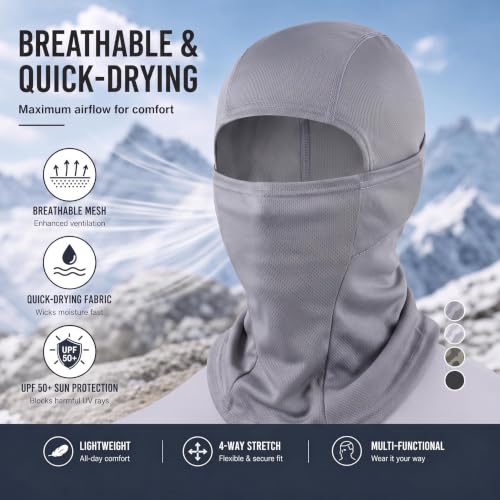 Image of Balaclava Ski Mask Sun Protection Hood Face Cover Full Head Mask for Hunting Fishing Skiing