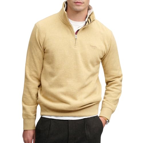 Superdry Essential Serif Demi-Zip Pull Hommes
