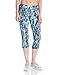 PL Movement by Pink Lotus Women's Washy Animal Print Capri Mid Rise Athletic
