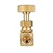 Breezliy 2 Pieces Heavy Duty Brass Instrument Replacement Control Needle Valve 1/4