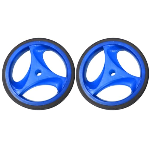 Ruedas de entrenamiento Kisangel Balance para bicicleta, 12-20 pulgadas, ruedas auxiliares silenciosas con soporte azul, estabilizadores de bicicleta para niños, accesorios de ciclismo para conducción segura miniatura 1