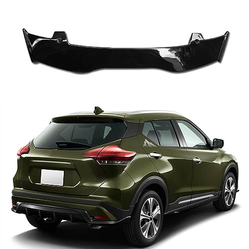 Spoiler de toit pour Nissan Kicks : aileron arrière noir pour modification de carrosserie