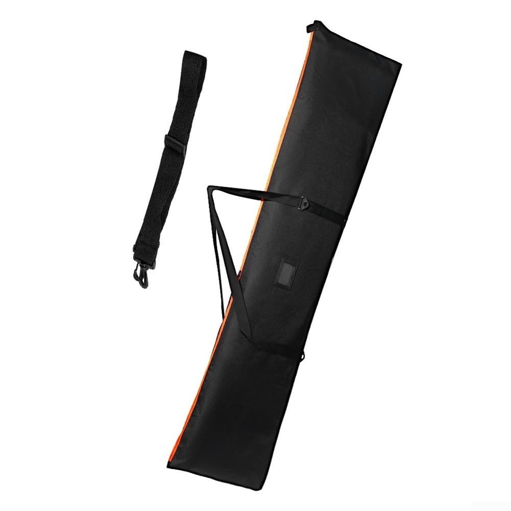 Ski- und Snowboardtasche, großes Fassungsvermögen, 167 cm, verstellbare Roll-Top-Länge, wasserabweisendes 600D-PVC-Material, Schultergurt und Griff, für Reisen und Winter