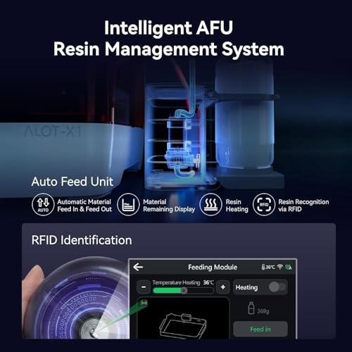 Image of 3IDEA CR Halot X1 16K Resin 3D Printer - 10.1 inch Monochrome LCD, 211.68 x 118.37 x 200 mm Build Volume, Leveling-Free, High-Speed Printing up to 170 mm /h, Wi-Fi Connectivity