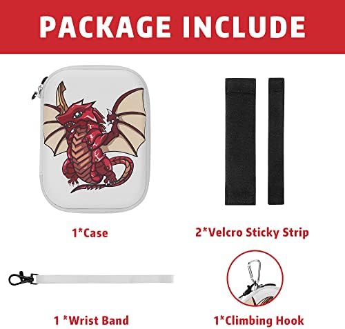 MADCAT Carrying Hard Cards Games Case. Holds up to 400+ Cards.Card box compatible with C.A.H./MTG/YGO/PM cards and All Other TCG card game (white dragon)