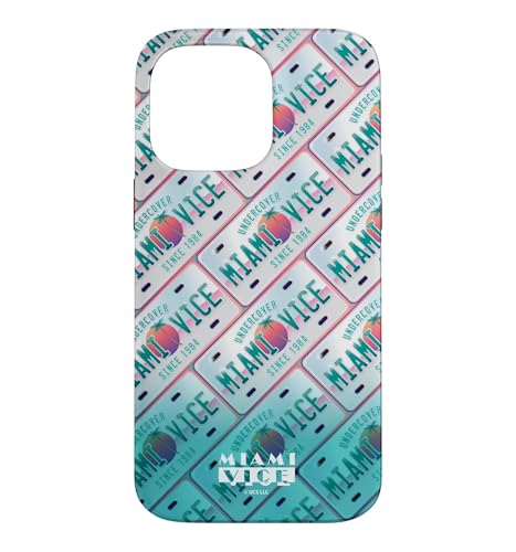 Miami Vice Undercover License Plate All Over Print �X�}�z�P�[�X iPhone 14 Pro Max �p