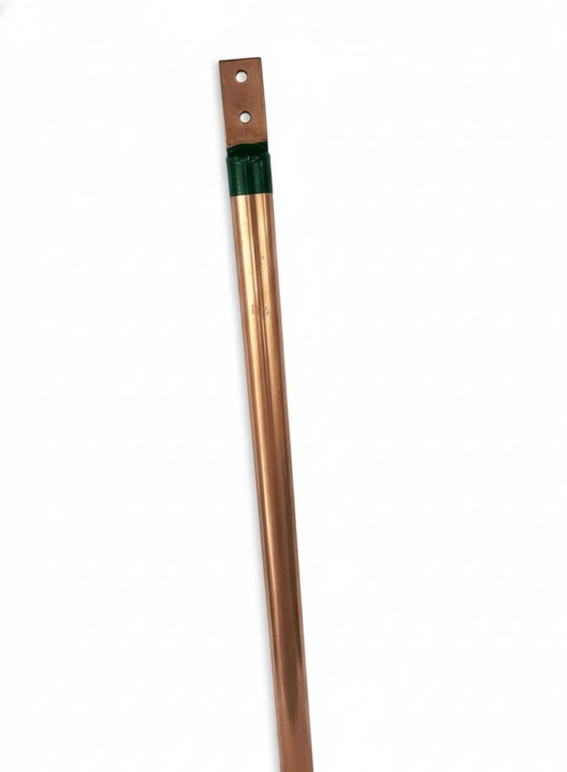 Copper Bonded Earthing Electrode 2 Meter (58mm Diameter) | Copper Bonded Earthing Rod with Back Fill Compound (BFC) | Heavy Duty Grounding Rod for 5kW Load | 2 mtr Earthing Rod-image-6