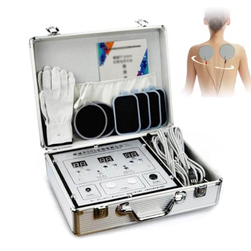 Wasd3Pods Electroterapia Meridiana Multifunción,DDS Masajeador Plano Bio-Eléctrico ácido Y Alcalino, Regulación Fisioterapia Meridiana De Dragado