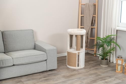 Torre para gatos TRIXIE Giorgia con Cama y Poste Rascador Beige miniatura 6