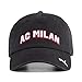 Puma Unisex A.C. Milan Cap, Black-for All Time Red SS26, OSmallFA ACM Culture Cap