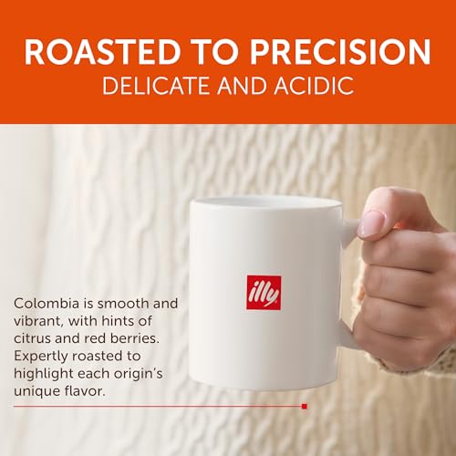 Image of illy Coffee K Cup Pods, Colombia Single Origin, 10 Count, 6 Pack | Keurig Coffee Pods & Capsules, 100% Arabica, Premium Italian Coffee