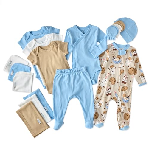 Sweet Beginnings 19-Piece Organic Cotton Baby Gift Set