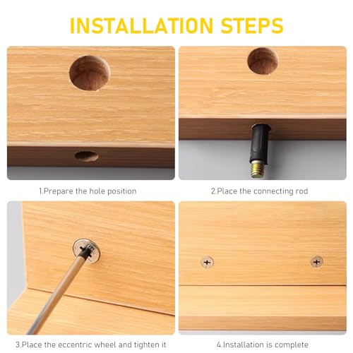 qxayxa Exzenter Möbelverbinder, 80 Stk Möbel Nockenschloss, Möbelverbinder Schrankverbinder Befestigungselement, Nocken-Kontermutter Verbindungsbefestigungs für Schrank Schublade Kleiderschrank Möbel