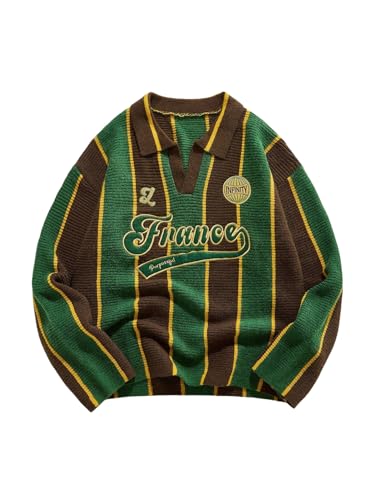 Striped Bee Graphic Sweater