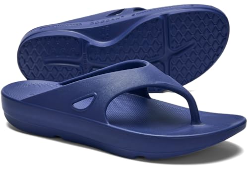 DOGDAN Women's Flip Flops Thong Cushion Sandals Toepost Slippers (blue, Adult, Women, 10, Numeric, US Footwear Size System, Medium)