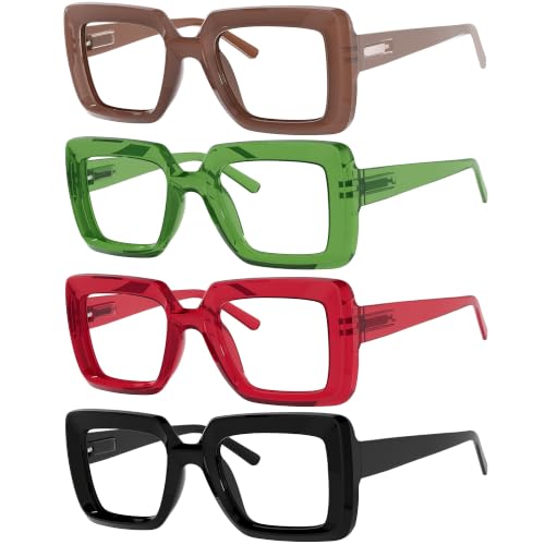 Image of Eyekepper Reading Glasses 3.0, Readers for Women, 4 Pack Stylish