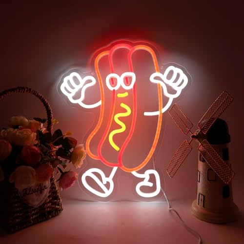 Néon LED Hotdog pour transformer un mur vide en espace dynamique