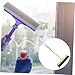 FOMIYES Glass Shower Squeegee for Efficient Window and Mirror Cleaning Lightweight Handheld Tool Handle for Easy Use Glass for Home and Auto Cleaning