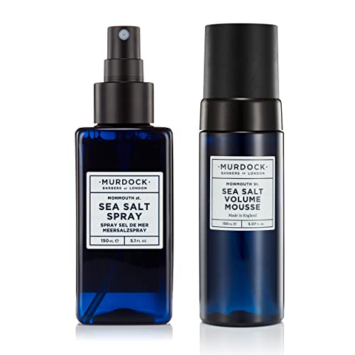 Image of Murdock London Sea Salt Spray & Volume Mousse Bundle | Boosts Texture & Volume | Made in England | Pack of 2