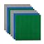 8pcs Green*2+blue*2+grey*4