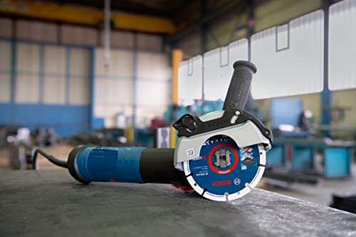 Bosch Professional Winkelschleifer GWX 17-125 S (1.700 Watt, Zusatzhandgriff, Schutzhaube, anklippbare Trennschutzhaube, Staubfilter, im Karton) – Bild 7