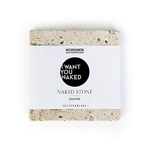 I WANT YOU NAKED Naked Soap-Stone Square Seifenschale