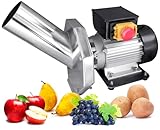 🍎 EINFACH ZU REINIGEN UND EINZURICHTEN - Höhen- und winkelverstellbar. Entfernen Sie den Trichter und die Schneidklingen einfach, um sie zu reinigen. Inklusive Sicherheitsfunktionen