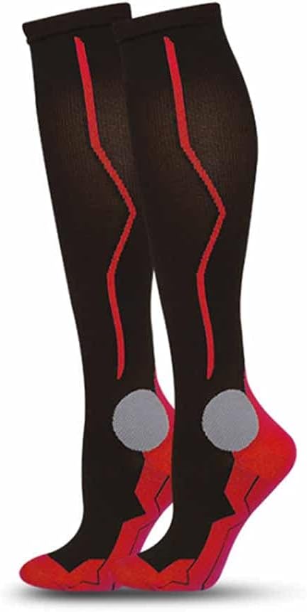 2021 New Compression Stockings Men/Women Leg Support Elastic High Elastic Basketball Running Line Stripe Socks