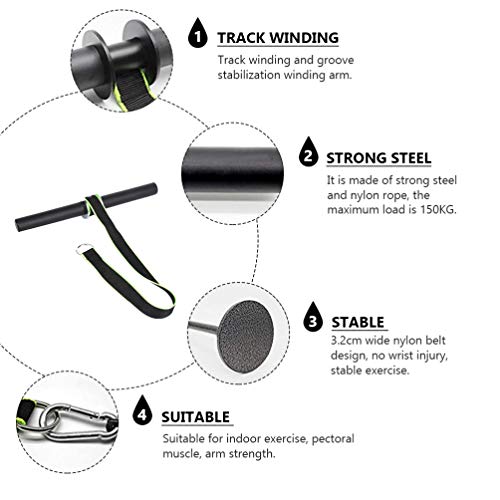 Pistola de pulso para antebraço da Besportble, treinador de pulso e exercitador de pulso antiderrapa