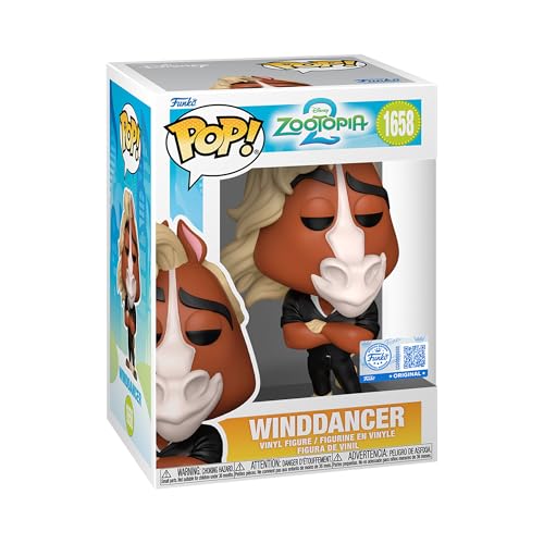 Funko Pop! Disney: Zootopia 2 - Winddancer - Figura de Vinilo Coleccionable - Idea de Regalo - Mercancía Oficial - Juguetes para niños y Adultos - Figura Modelo para coleccionistas y exhibición