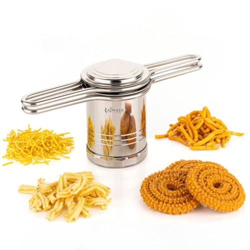 Image of Rajwadi Stainless Steel Press Sev Sancha Machine /Muruku Maker /Idiyappam Maker /Dab sev Sancha