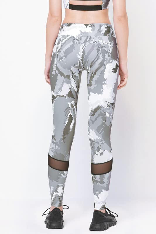 Image of Women's JUST-Dry 7 /8 DIGI CAMO Printed MESH Tights