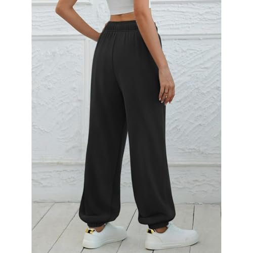 Sweatpants for Women - High Waisted Comfy Lounge Sweat Pants with Pockets Warm Fall Winter Fleece Joggers4